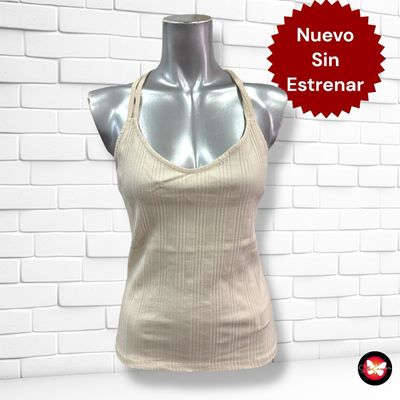 Camiseta de tirantes con encaje SINSAY Talla M