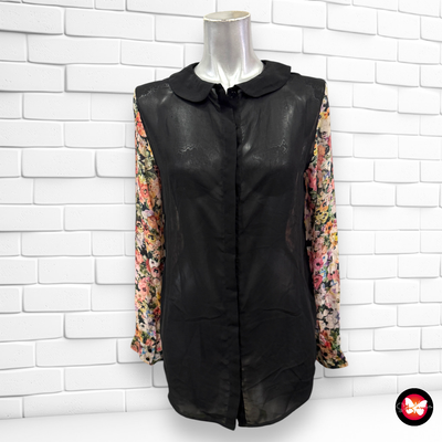 Blusa de flores ZARA Talla M