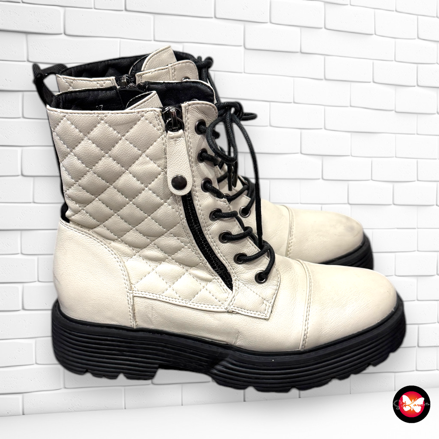 Botas de piel sintética T37