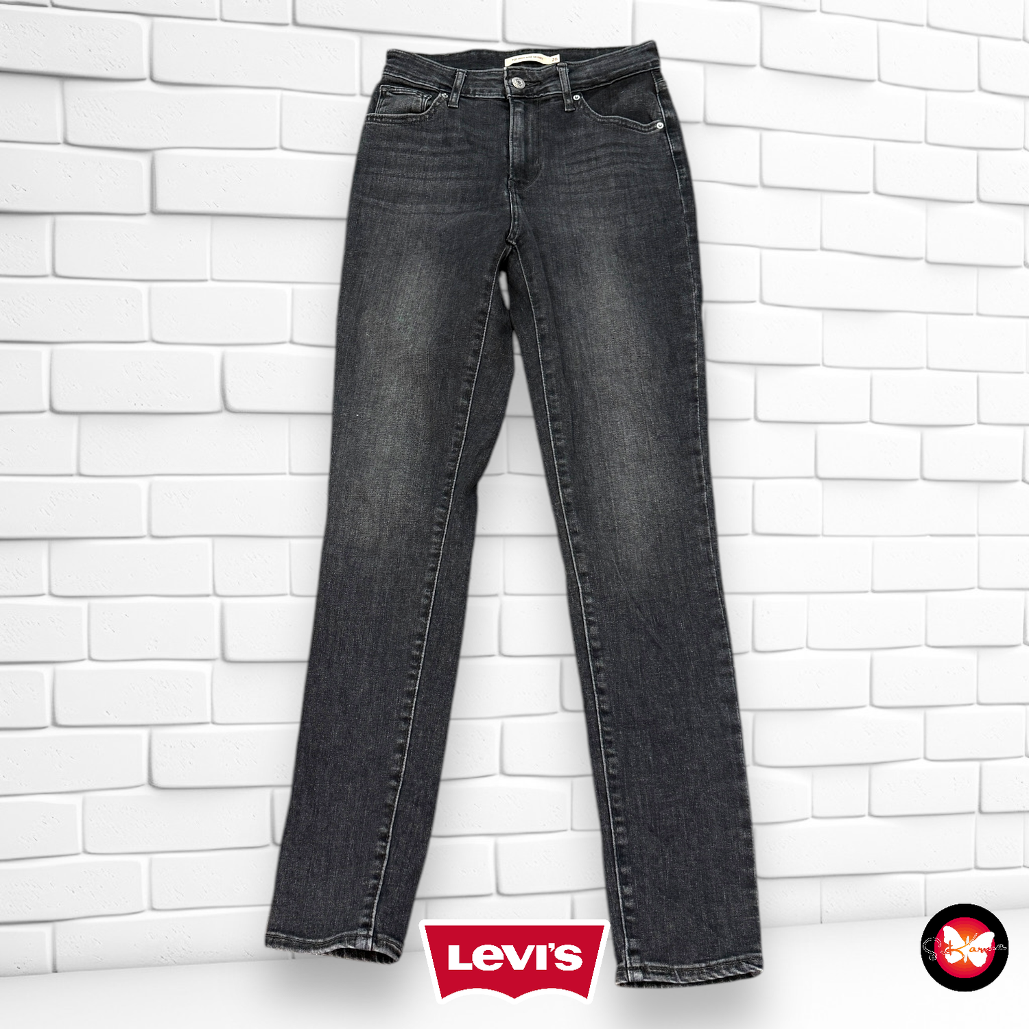 Pantalón vaquero HIGH RISE SKINNY · LEVI´S 721 Talla W26 (talla S)
