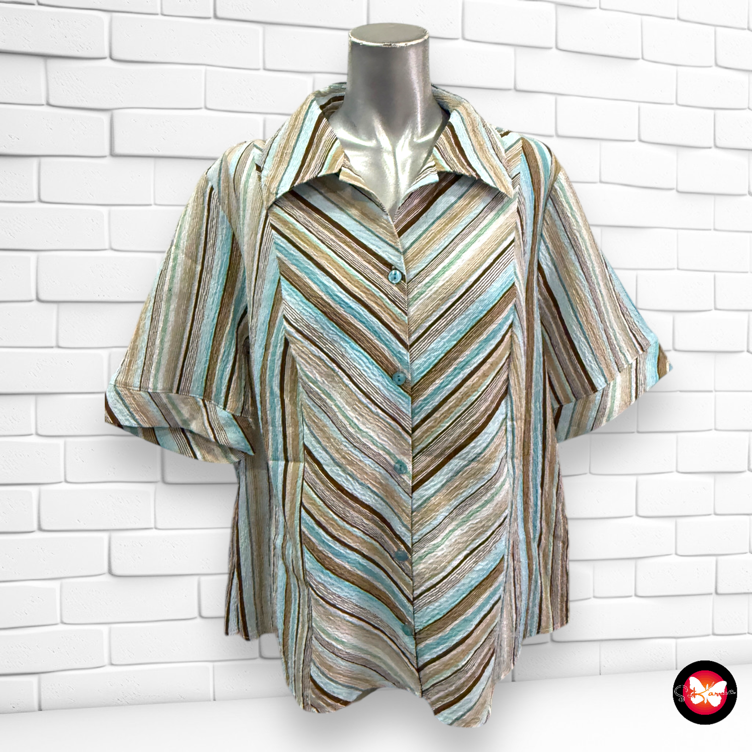 Camisa de rayas Talla 2XL