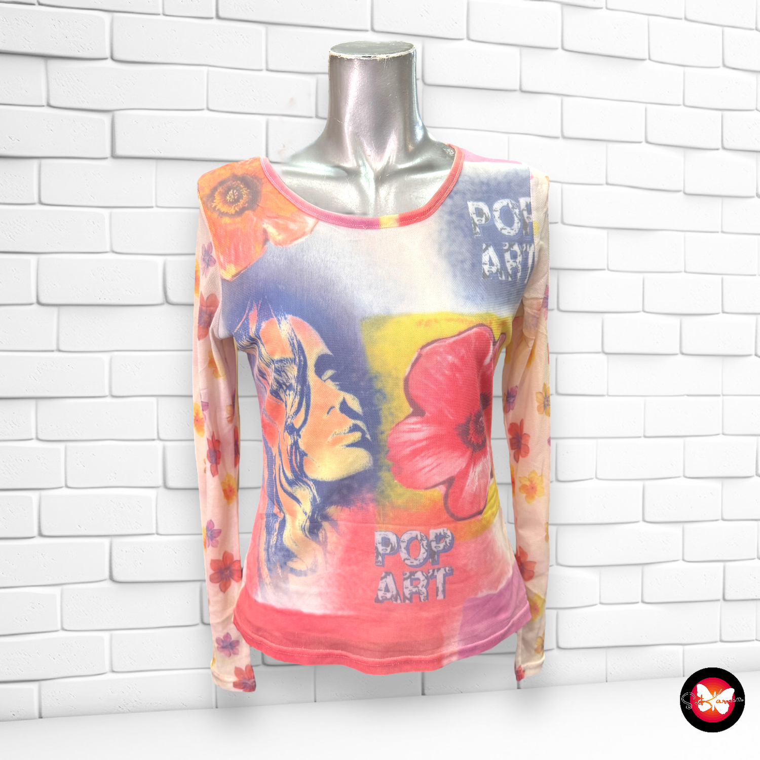 Blusa de mangas translúcidas XANAKA Talla M