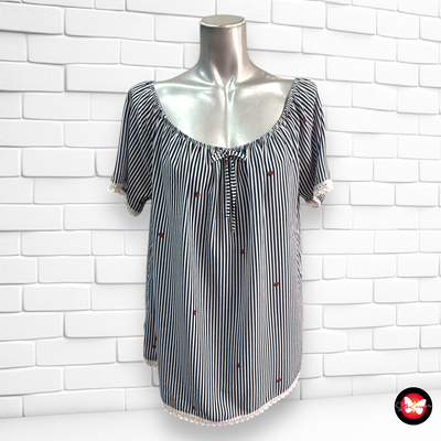 Blusa con escote de barco Talla XL