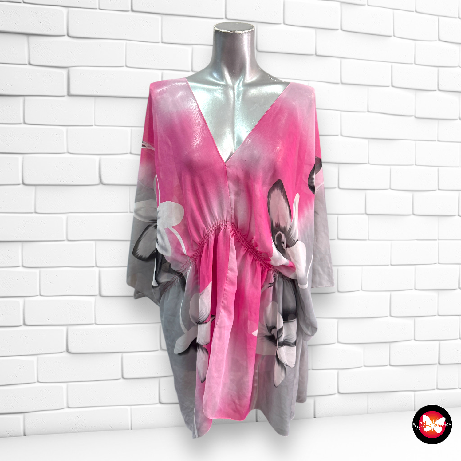 Blusa sueltita translúcida Talla Única