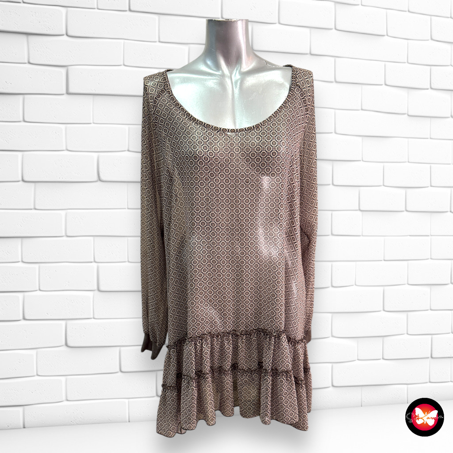 Vestido translúcido Talla Única