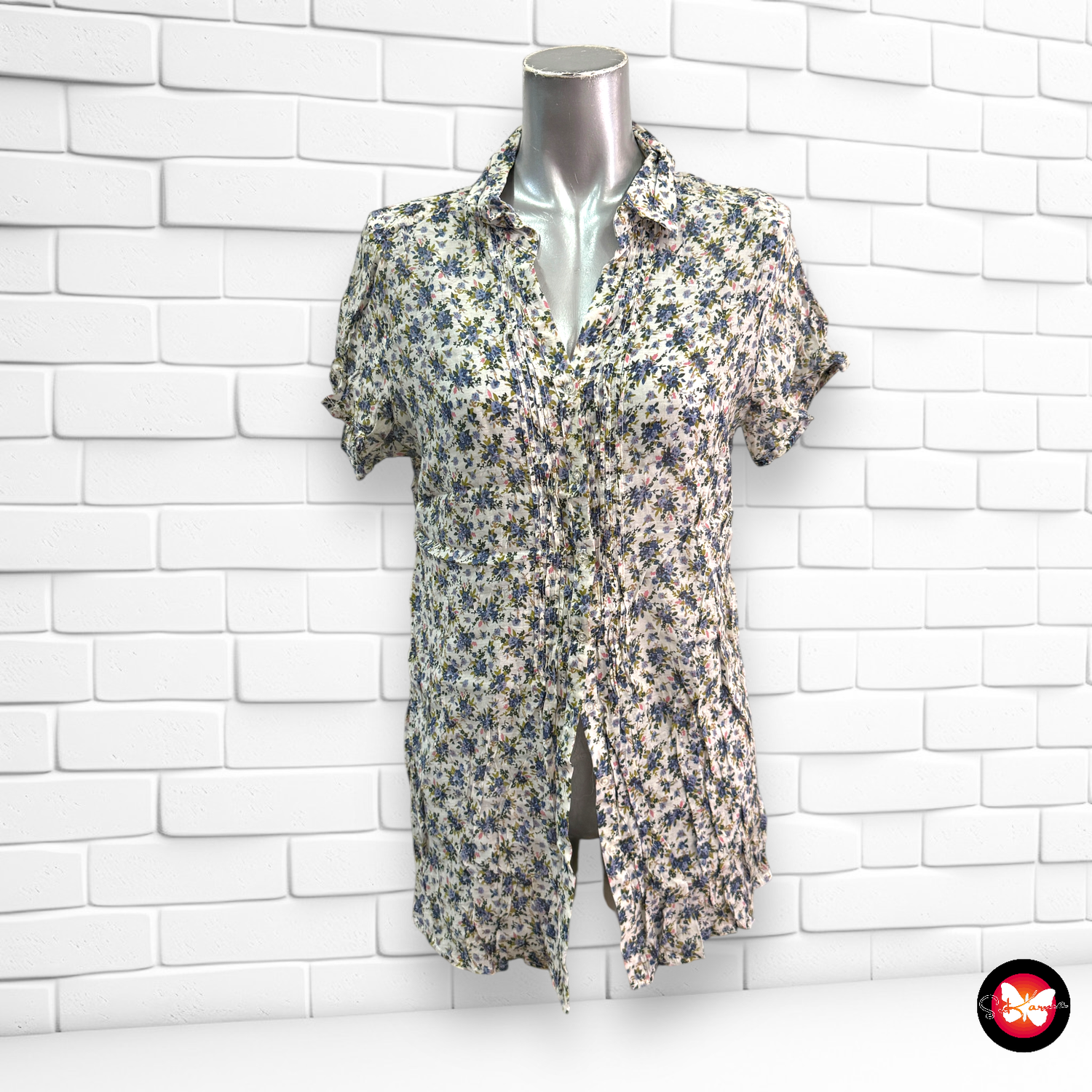 Camisa de florecitas Talla 44