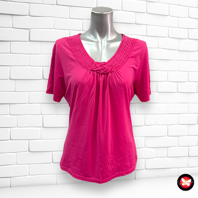 Camiseta de manga corta con nudo en el cuello SANYE Talla M