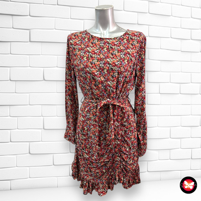 Vestido de manga larga de florecitas LOFTY MANNER Talla S