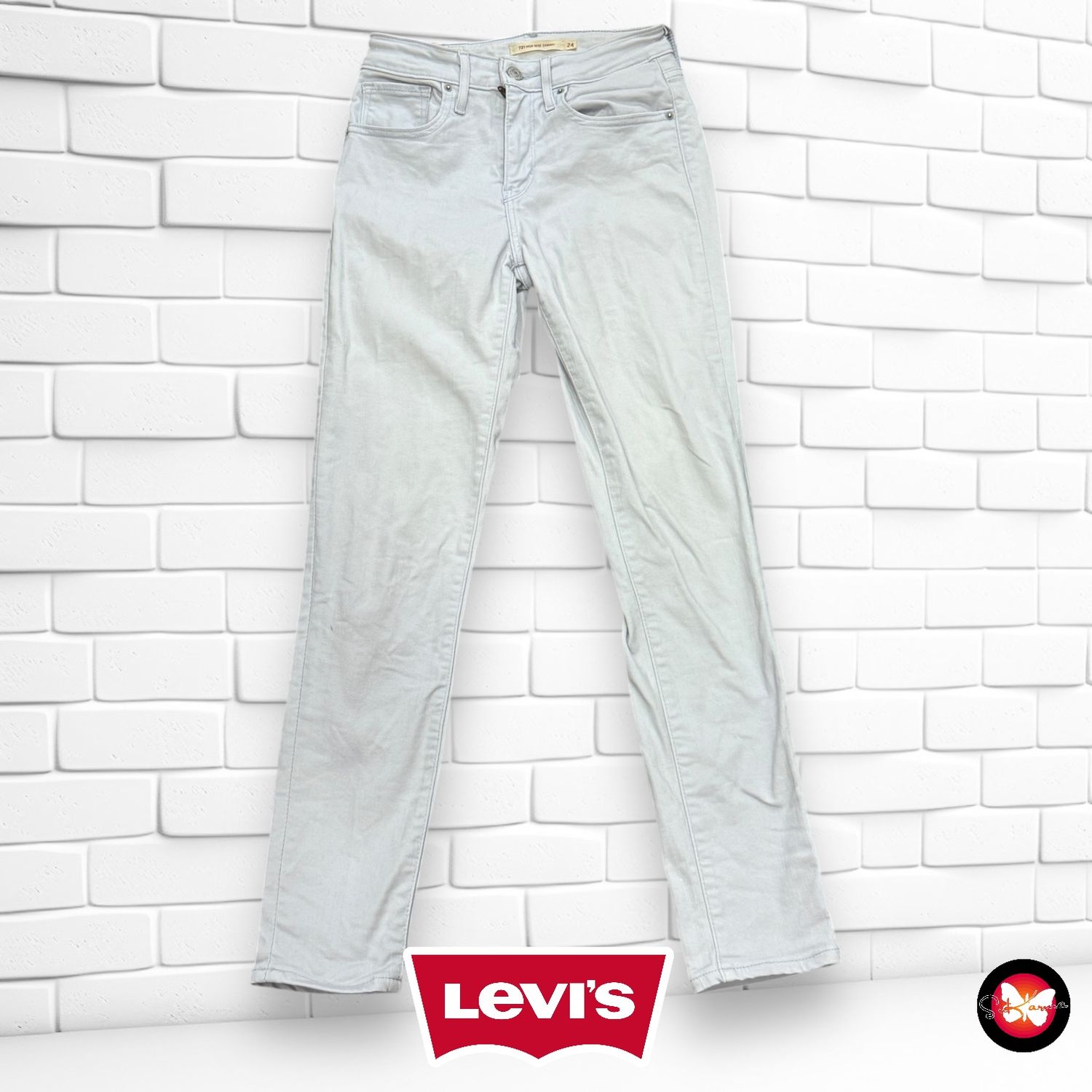 Pantalón vaquero HIGH RISE SKINNY · LEVI´S 721 Talla W24 (talla XS)