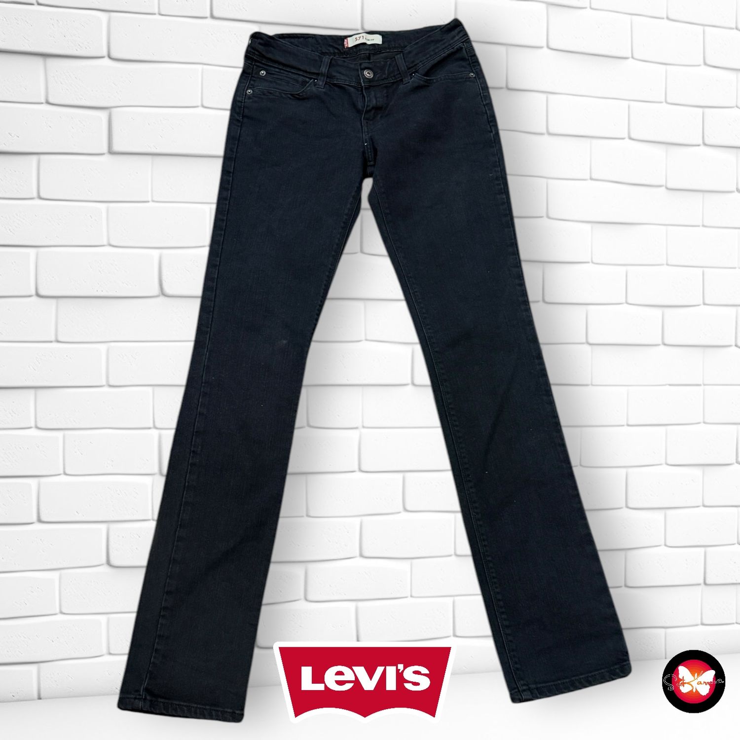 Pantalón vaquero SLIM FIT · LEVI´S 571 Talla W30 L34  (Talla M/L)