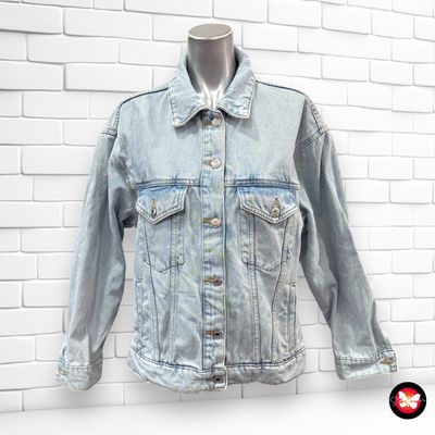 Cazadora vaquera oversized MANGO Talla XS