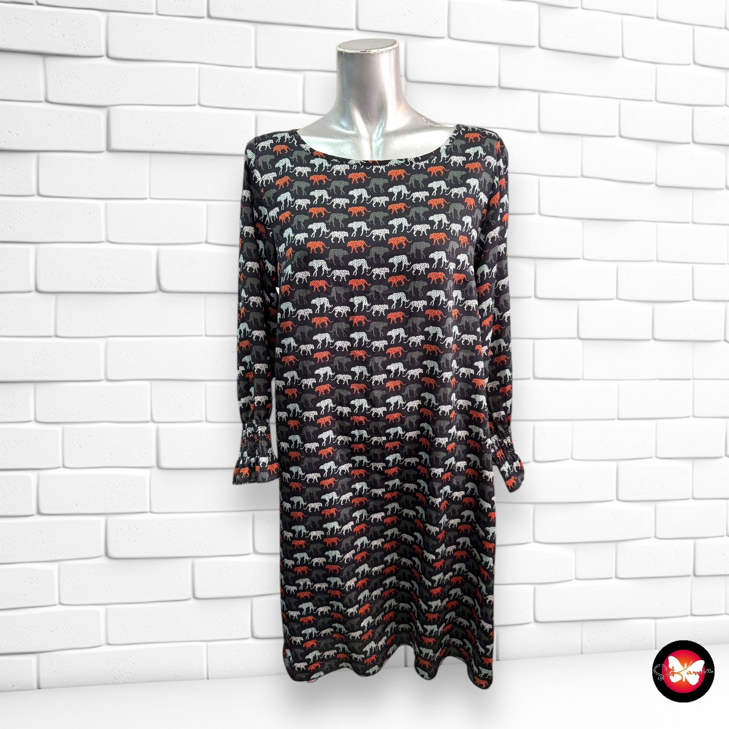 Vestido estampado animalitos FREEBIRD Talla S