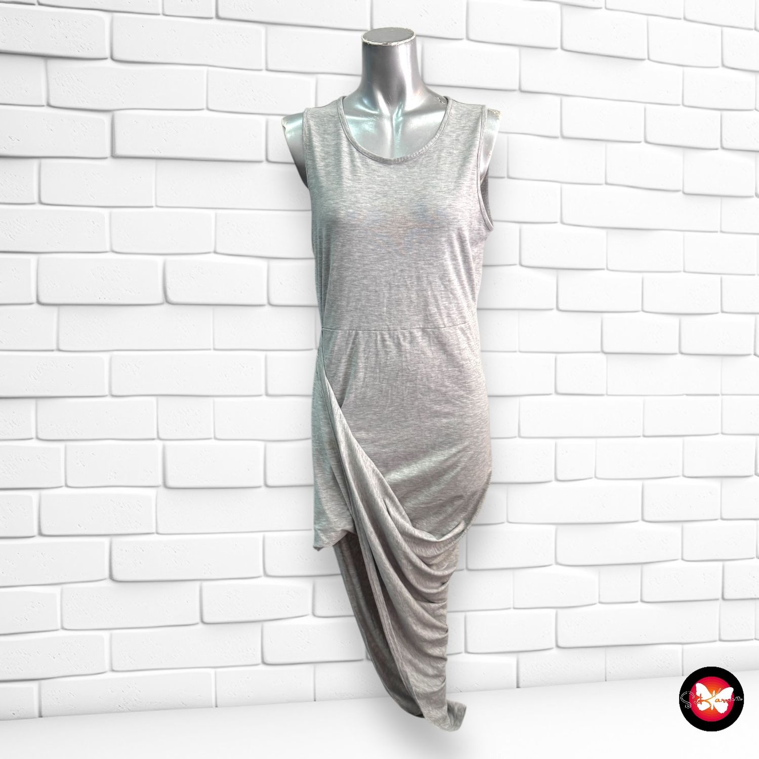 Vestido sin mangas con corte irregular BRING ON THE NIGHT Talla XL