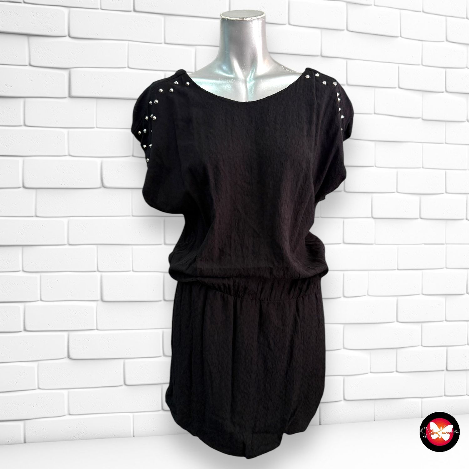 Vestido sin mangas con tachas ZARA TRAFALUC Talla M