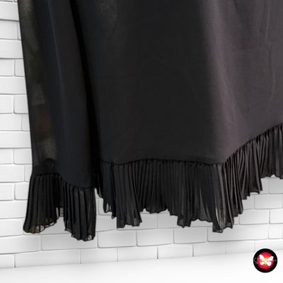 Blusa con volante plisado Talla M/L