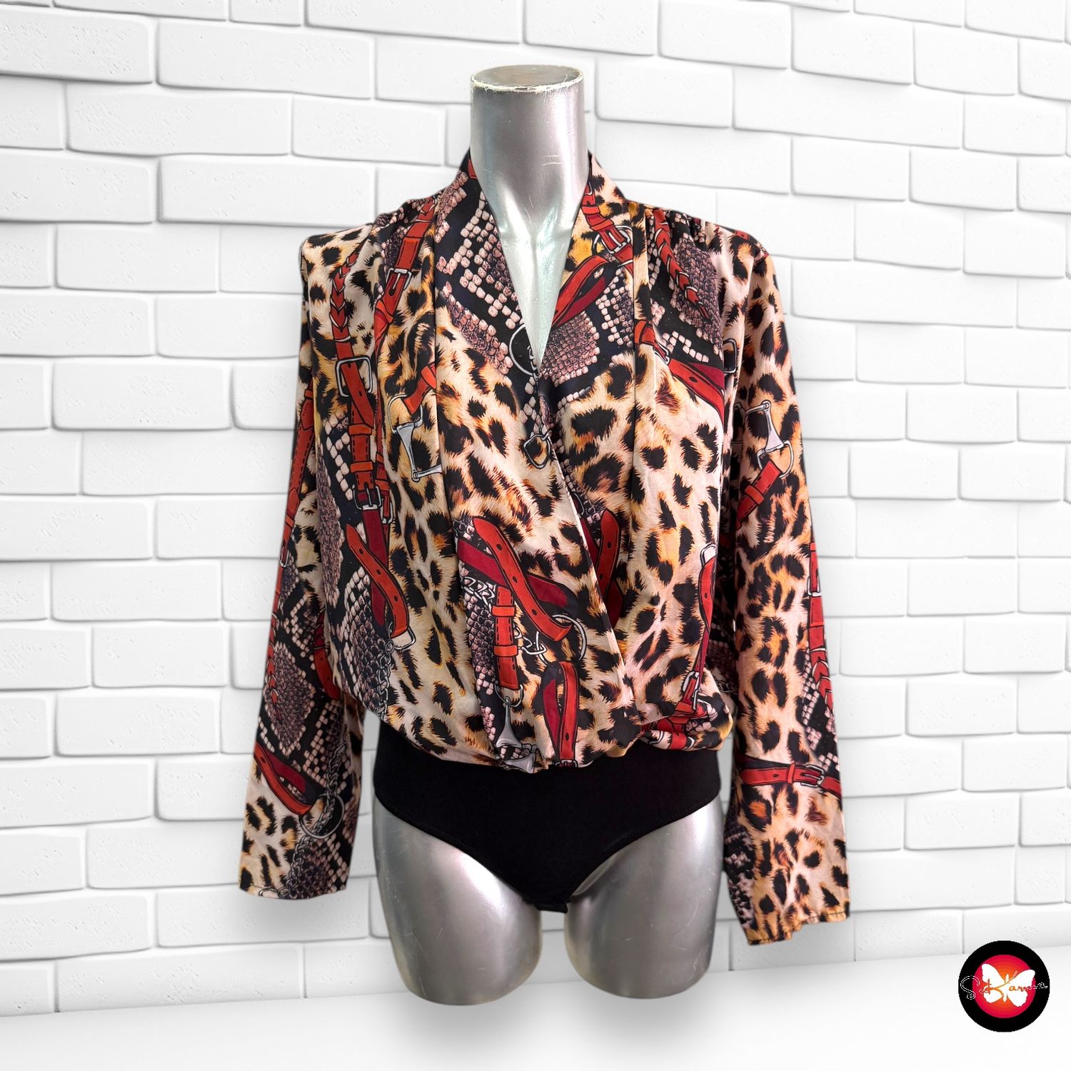 Body con estamopado Talla M