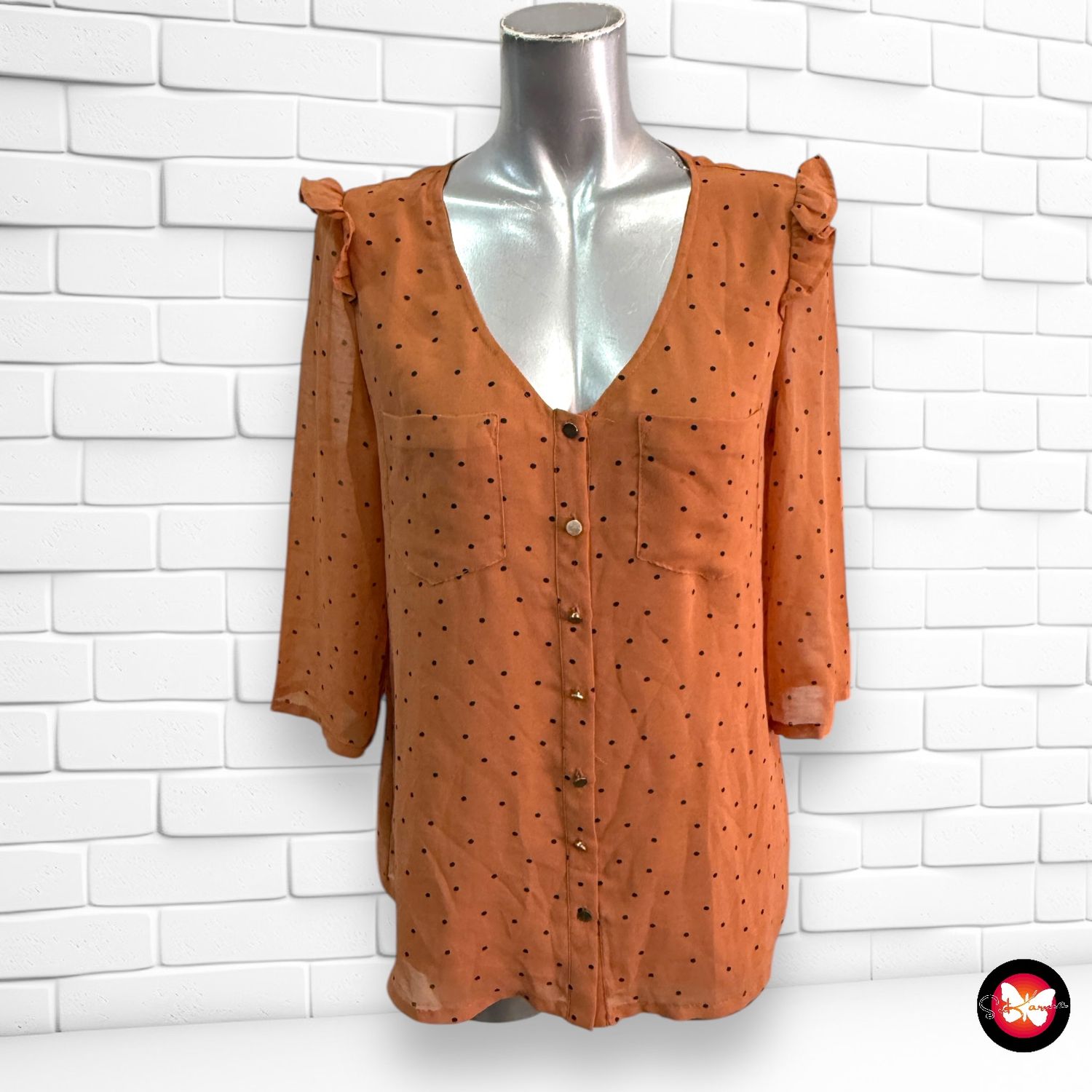 Camisa de lunares GOOD LOOK Talla S