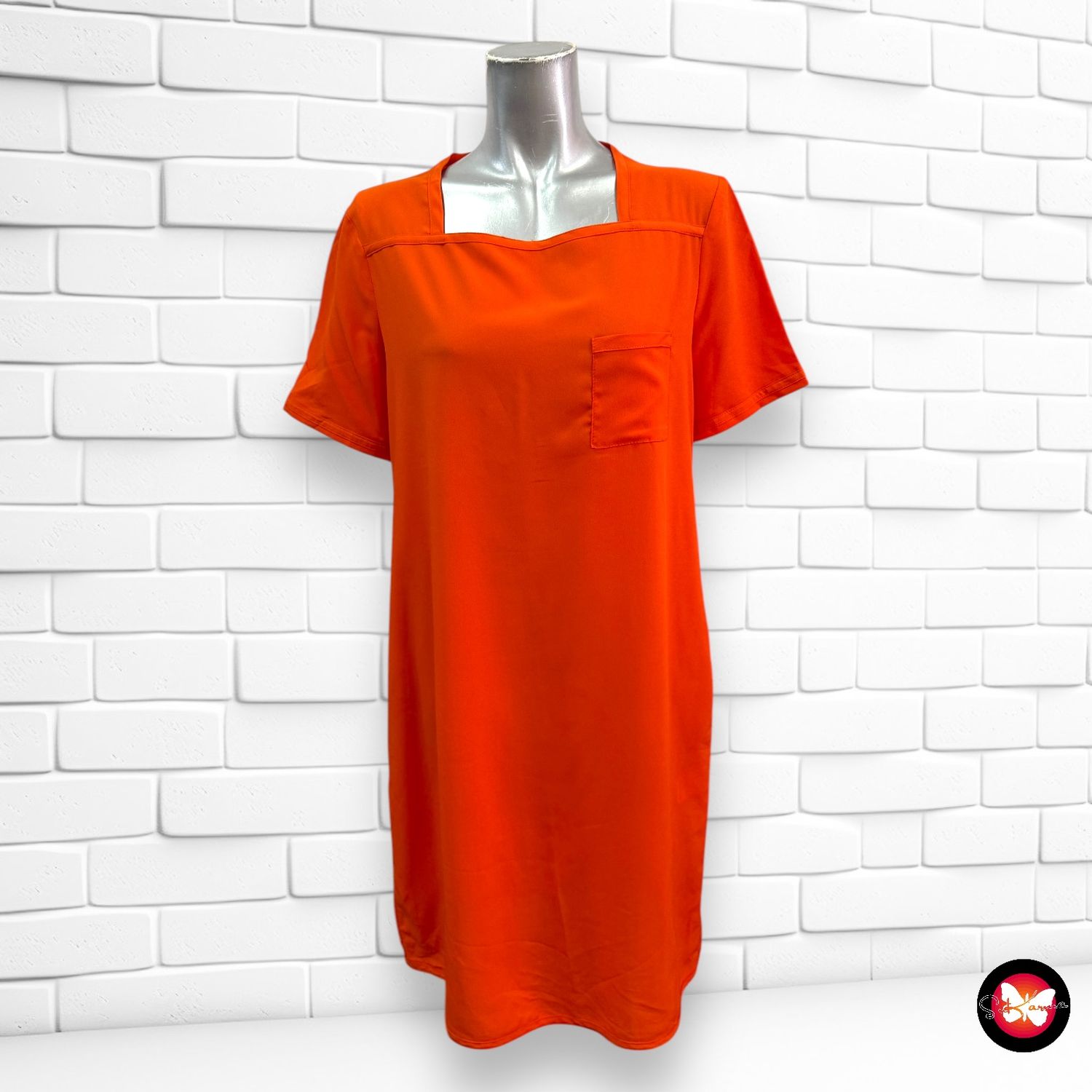 Vestido finito de manga corta PARKBRAVO Talla 36