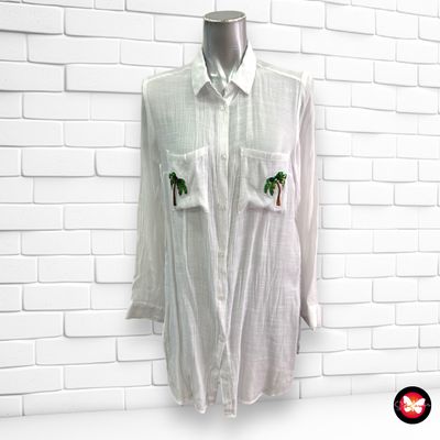 Camisa básica con apliques DIVIDED Talla 34