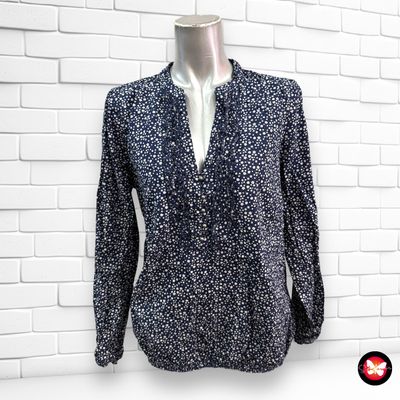 Blusa de manga larga de florecitas Talla 44