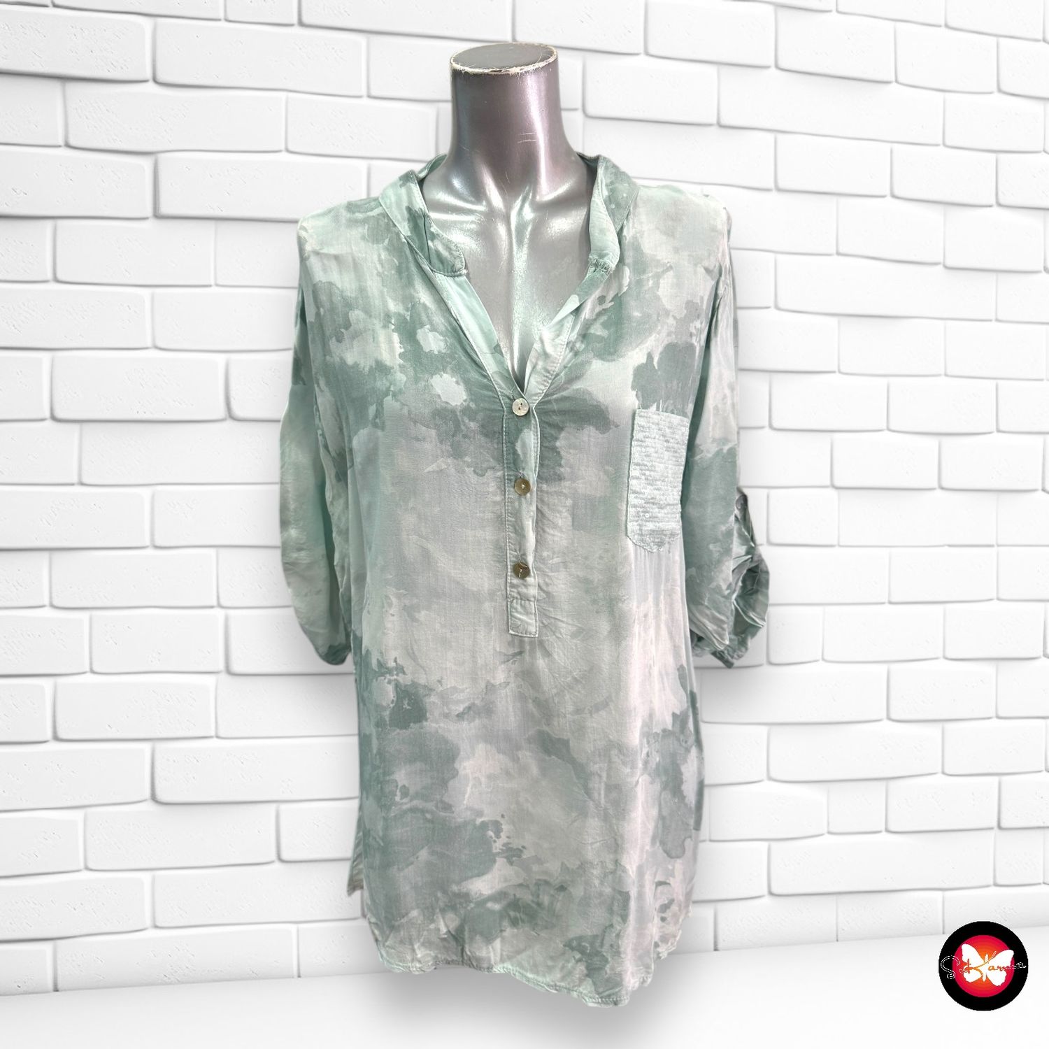 Blusa tie-dye con lentejuelas PESCARA Talla L