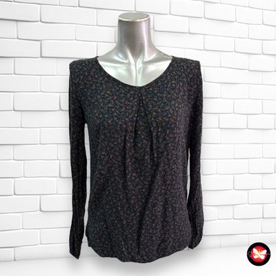 Blusa de manga larga de florecitas SHANA Talla XS