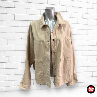 Cazadora vaquera oversized ZARA Talla L