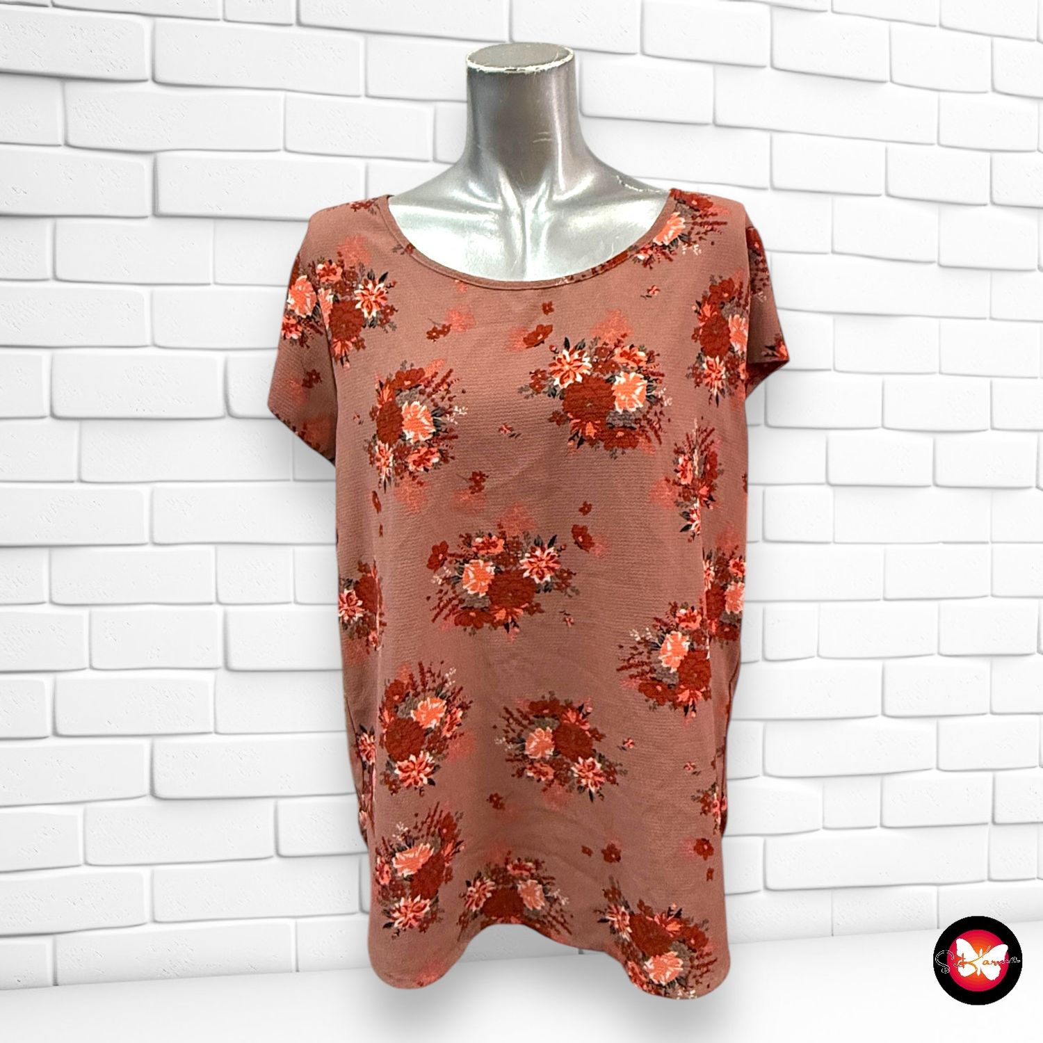 Blusa de florecitas ONLY Talla 40