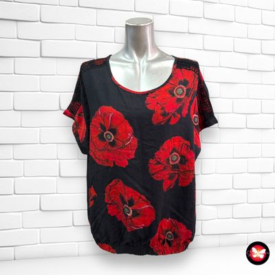 Blusa de amapolas INFRONT Talla M