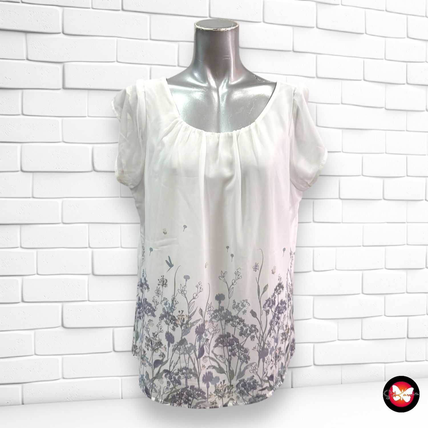 Blusa de flores CLOCKHOUSE Talla 42