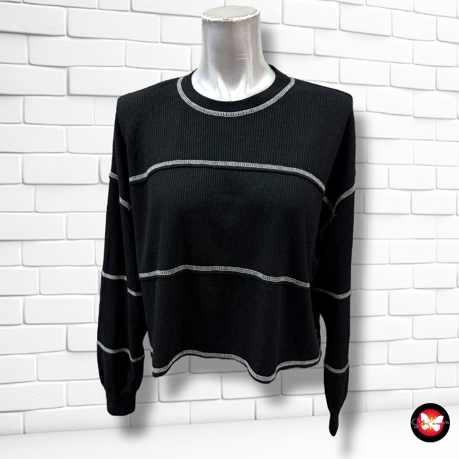 Camiseta cropped HOLLISTER Talla XS