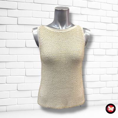 Jersey sin mangas con lentejuelas Talla S/M