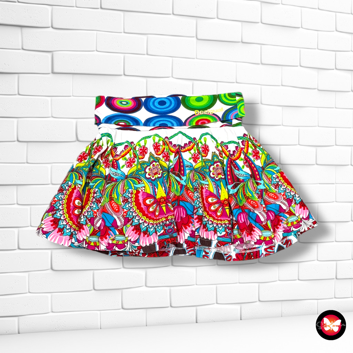 Falda con estampado DESIGUAL Talla 9/10