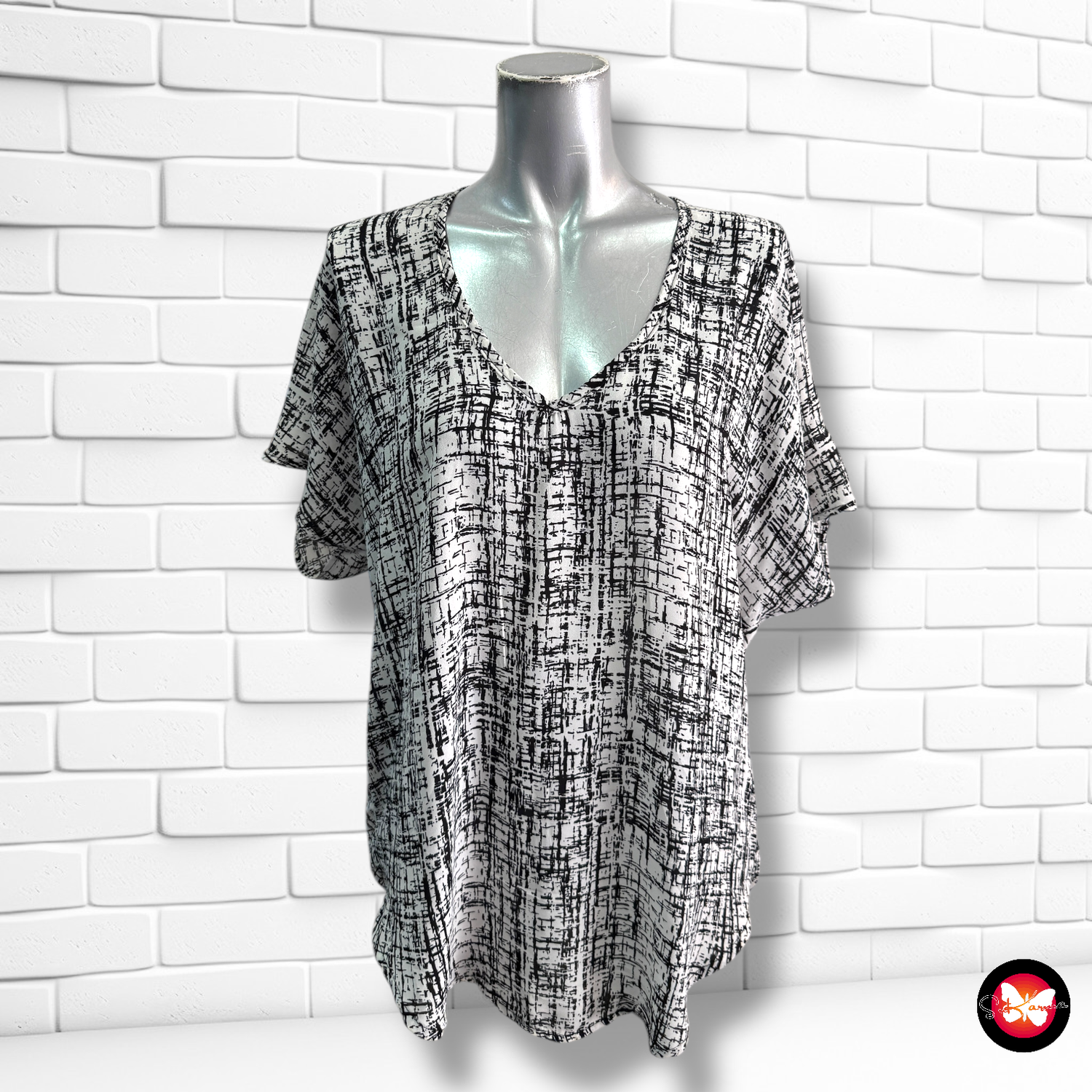 Blusa de manga corta AMISU Talla XS (grande)