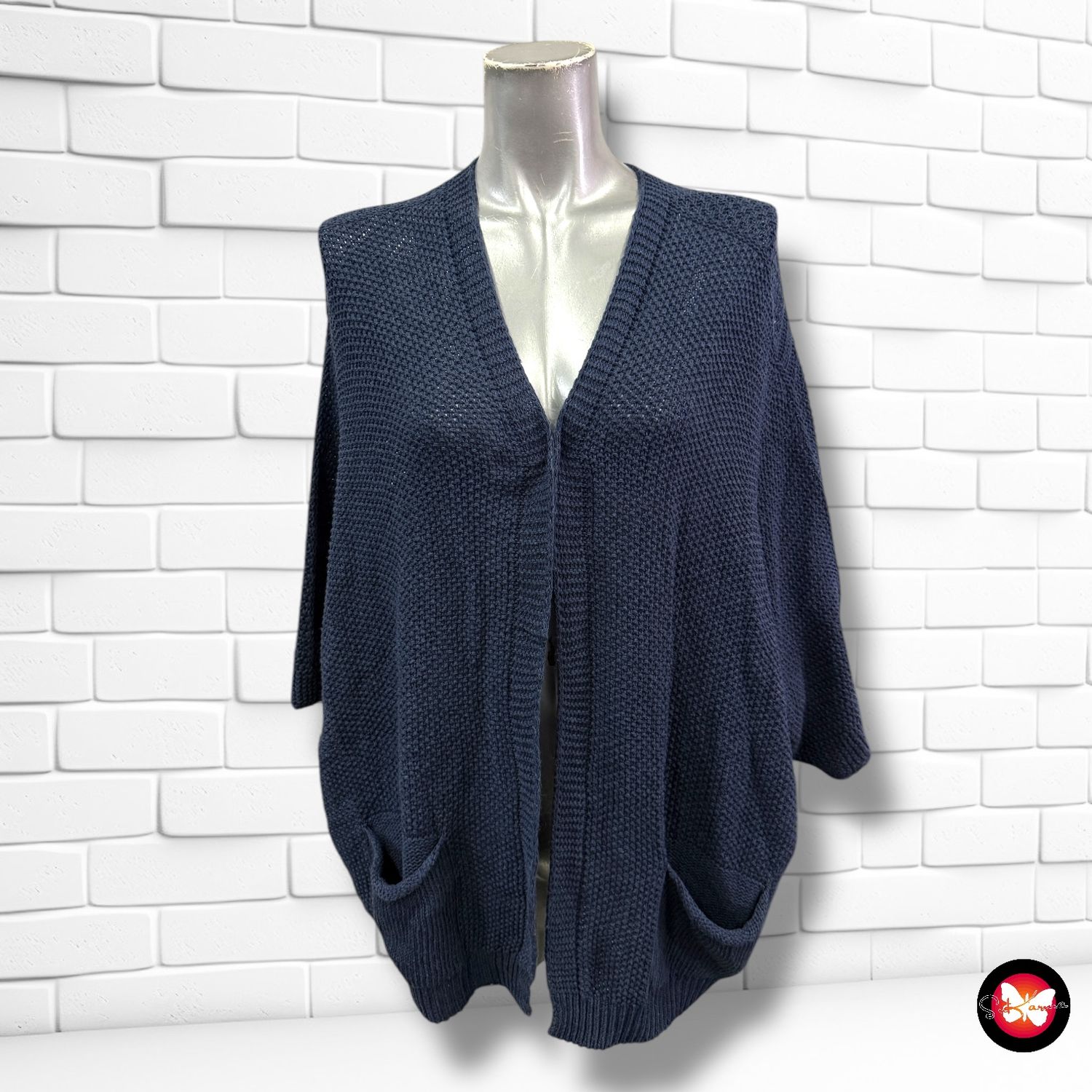 Chaqueta de punto corte mariposa PAPRIKA Talla Única