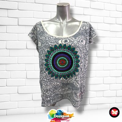 Camiseta con estampado DESIGUAL Talla M