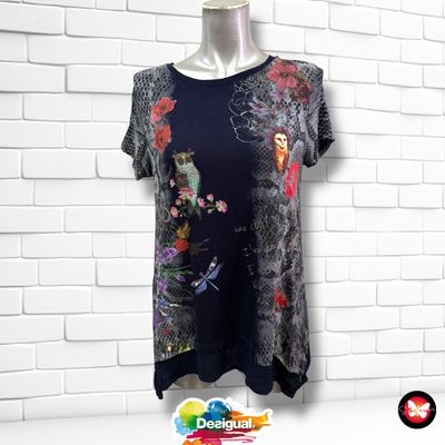 Camiseta con estampado DESIGUAL Talla S