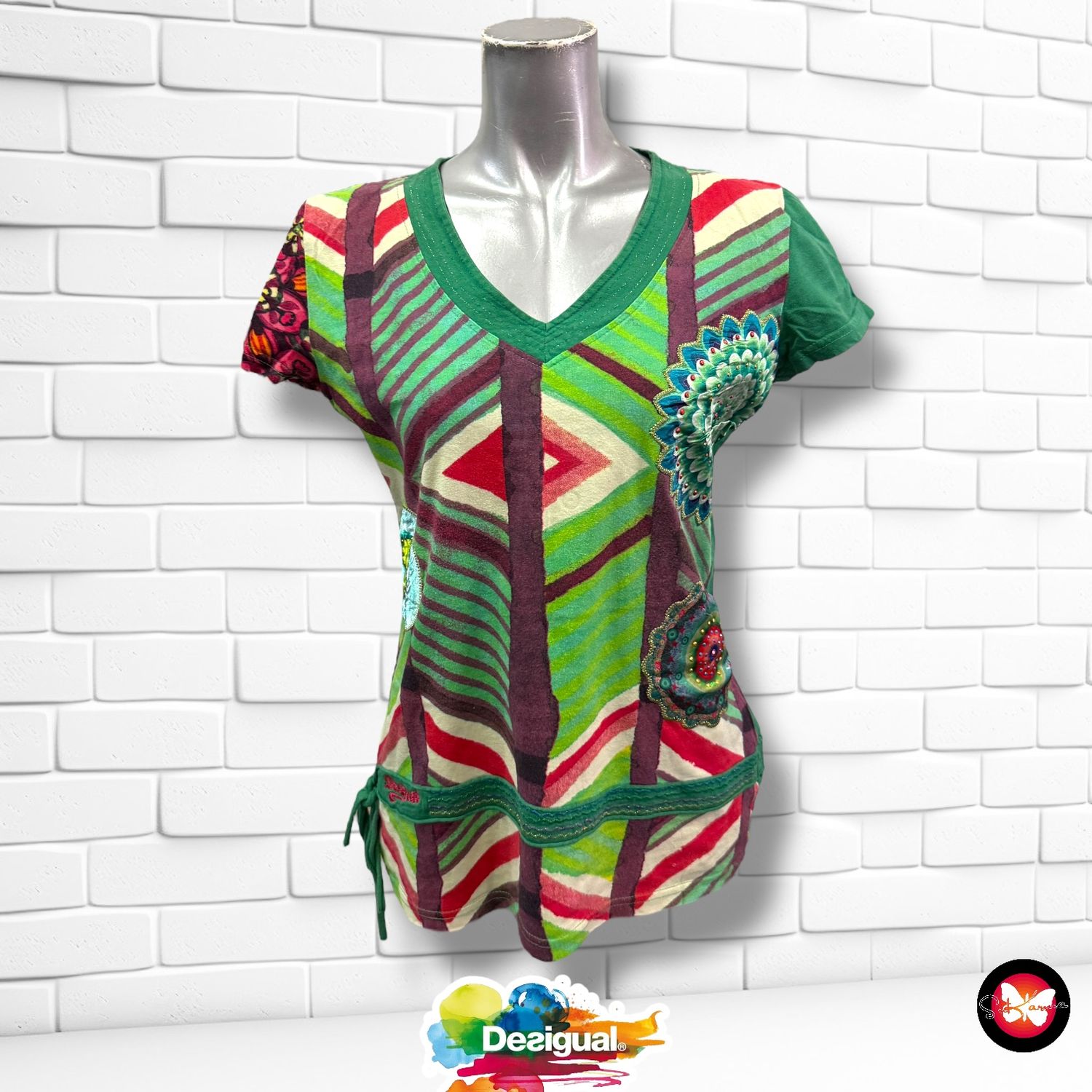 Camiseta con estampado DESIGUAL Talla M