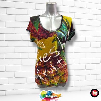 Camiseta con estampado DESIGUAL Talla XS