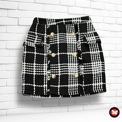 Falda tweed DRÔLE DE COPINE Talla s