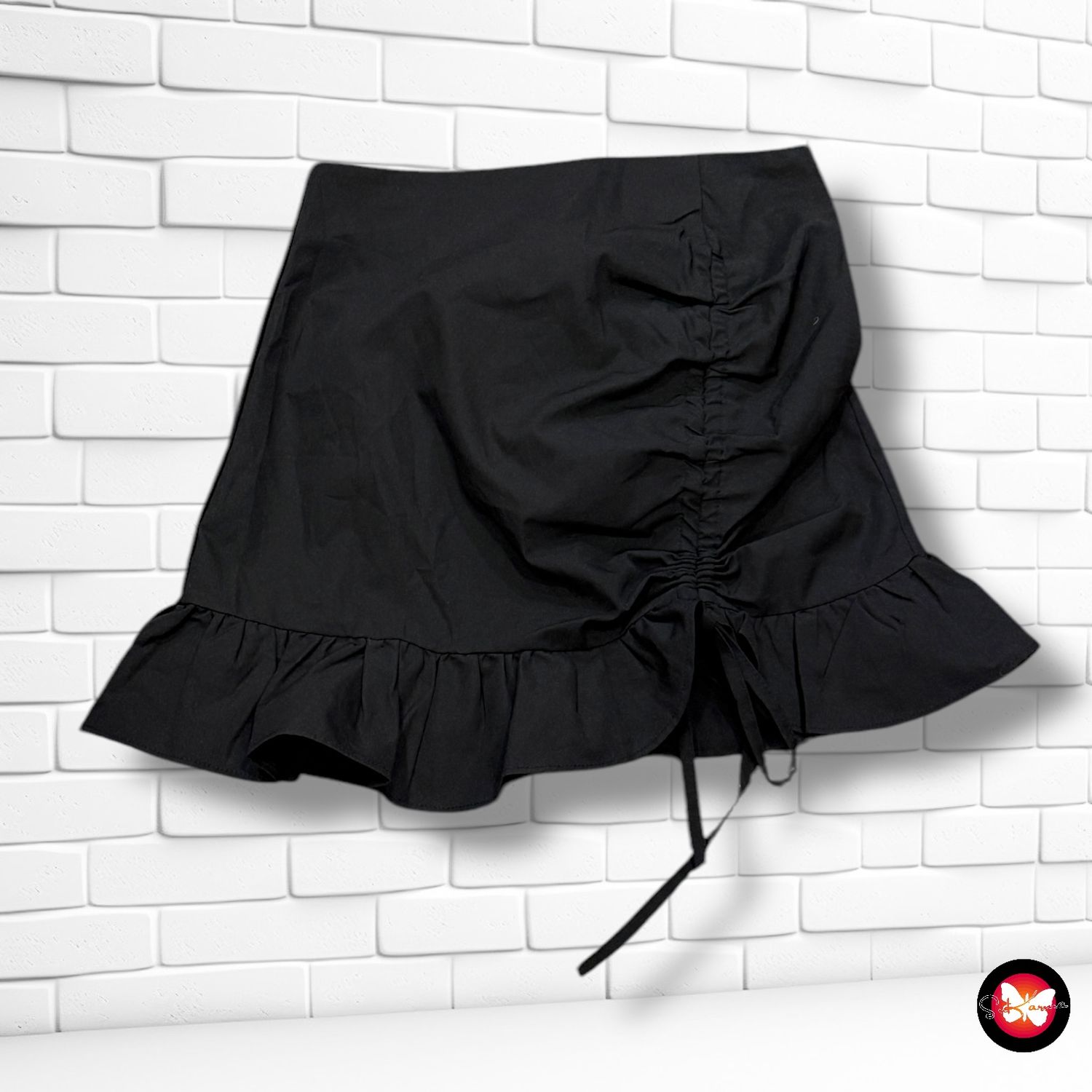 Falda con drapeado SHEIN Talla XS