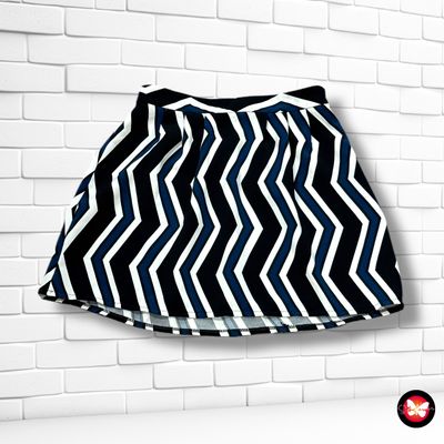 Falda rayas zigzag ZARA Talla S