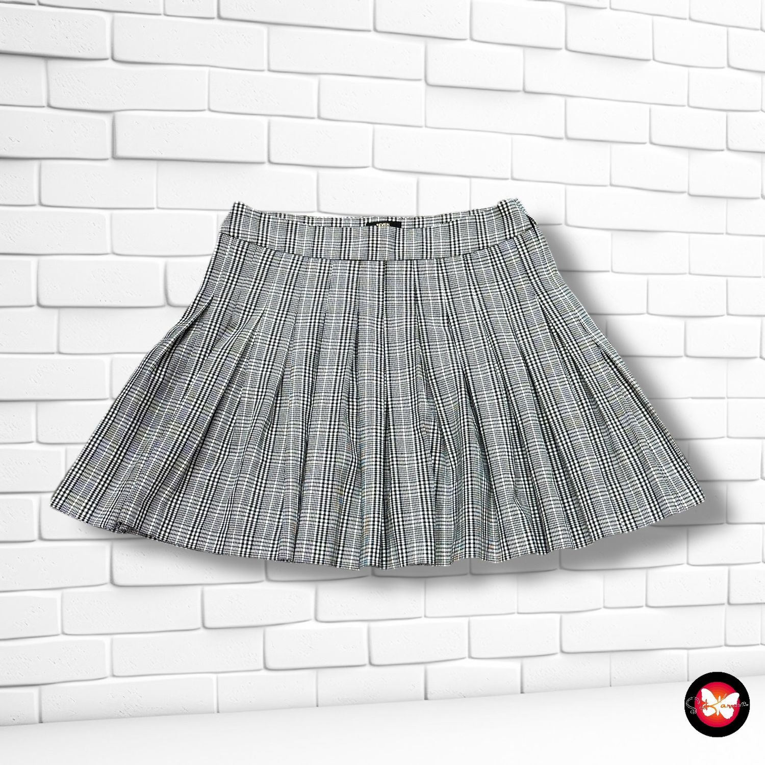 Falda preppy de cuadros SEVEN SISTERS Talla S