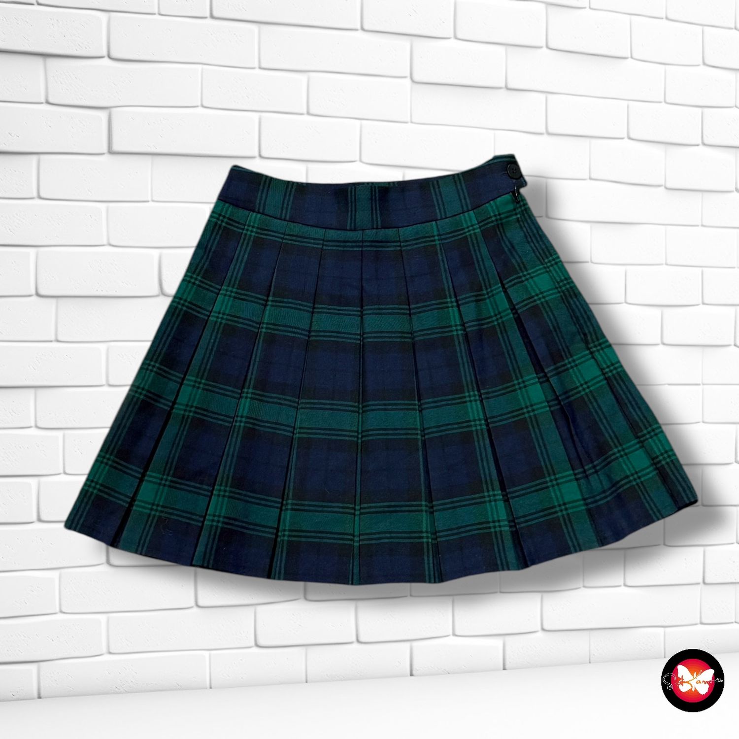 Falda preppy de cuadros KIABI Talla 32