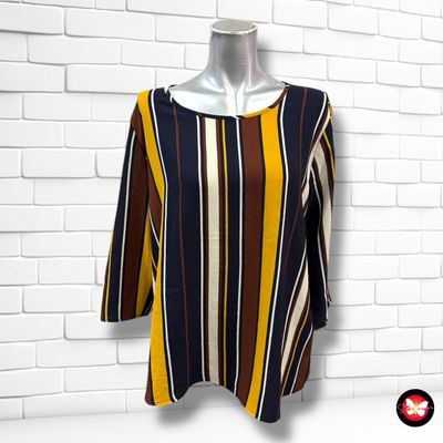 Blusa de media manga de rayas ONLY Talla 42