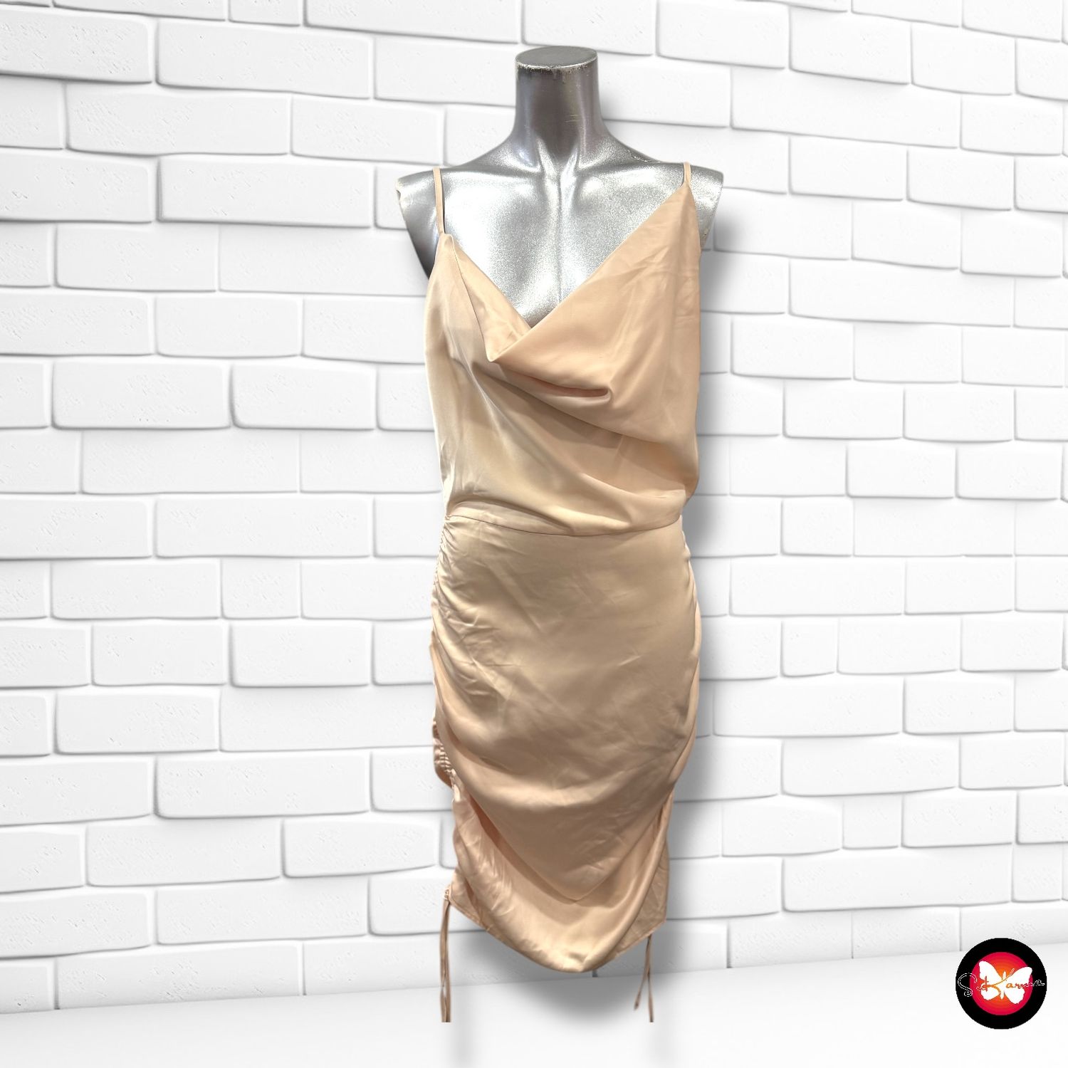 Vestido lencero de noche MISSGUIDED Talla 40