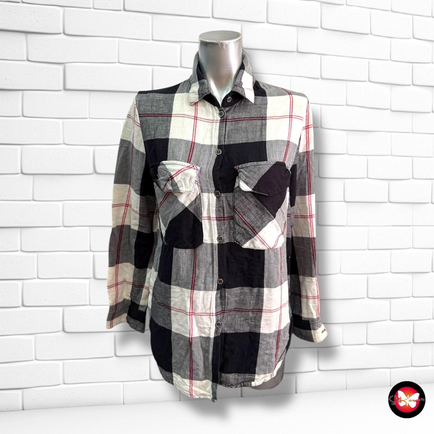 Camisa de cuadros MANGO Talla S
