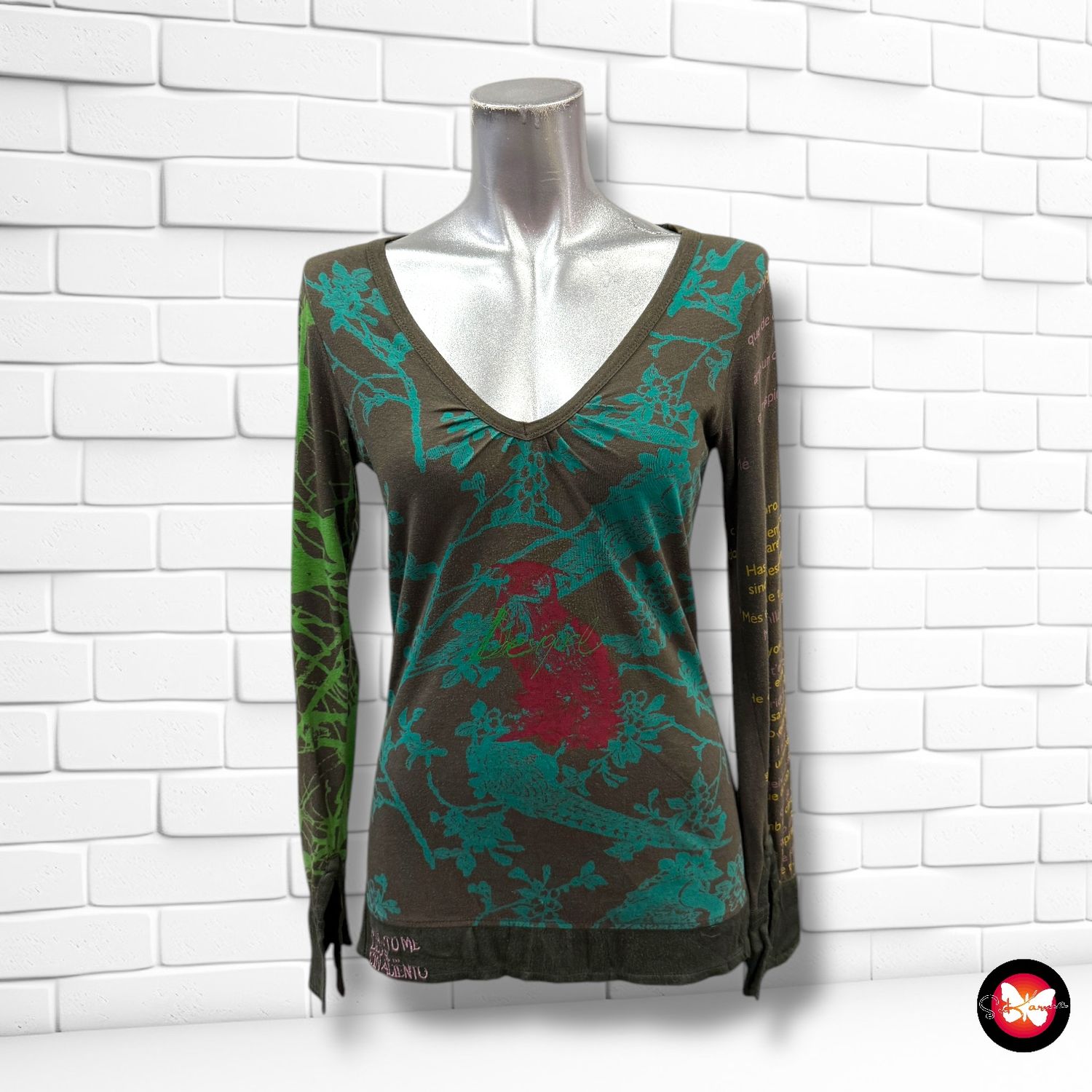 Camiseta con estampado DESIGUAL Talla S