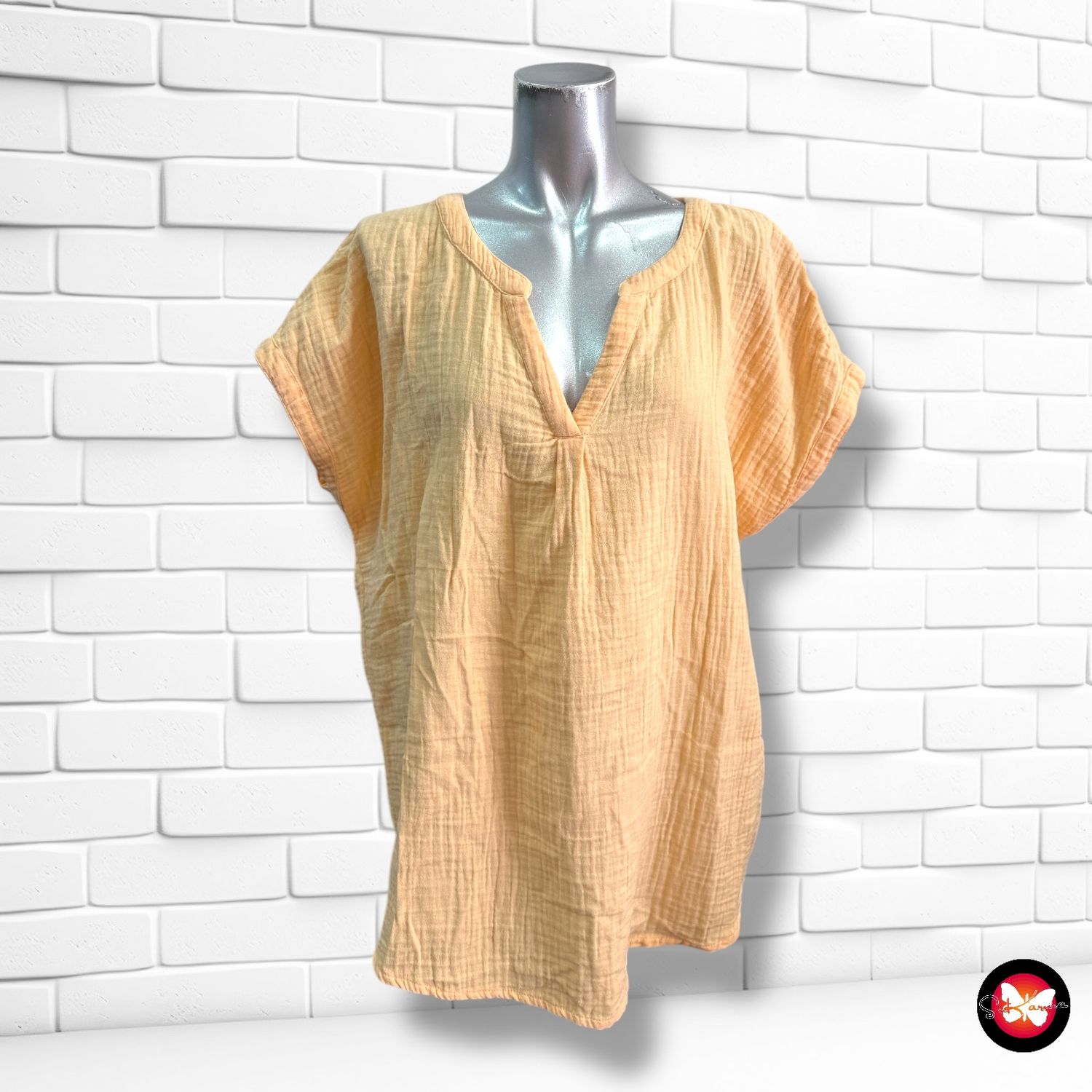 Blusa de manga corta Talla 42 (grande)