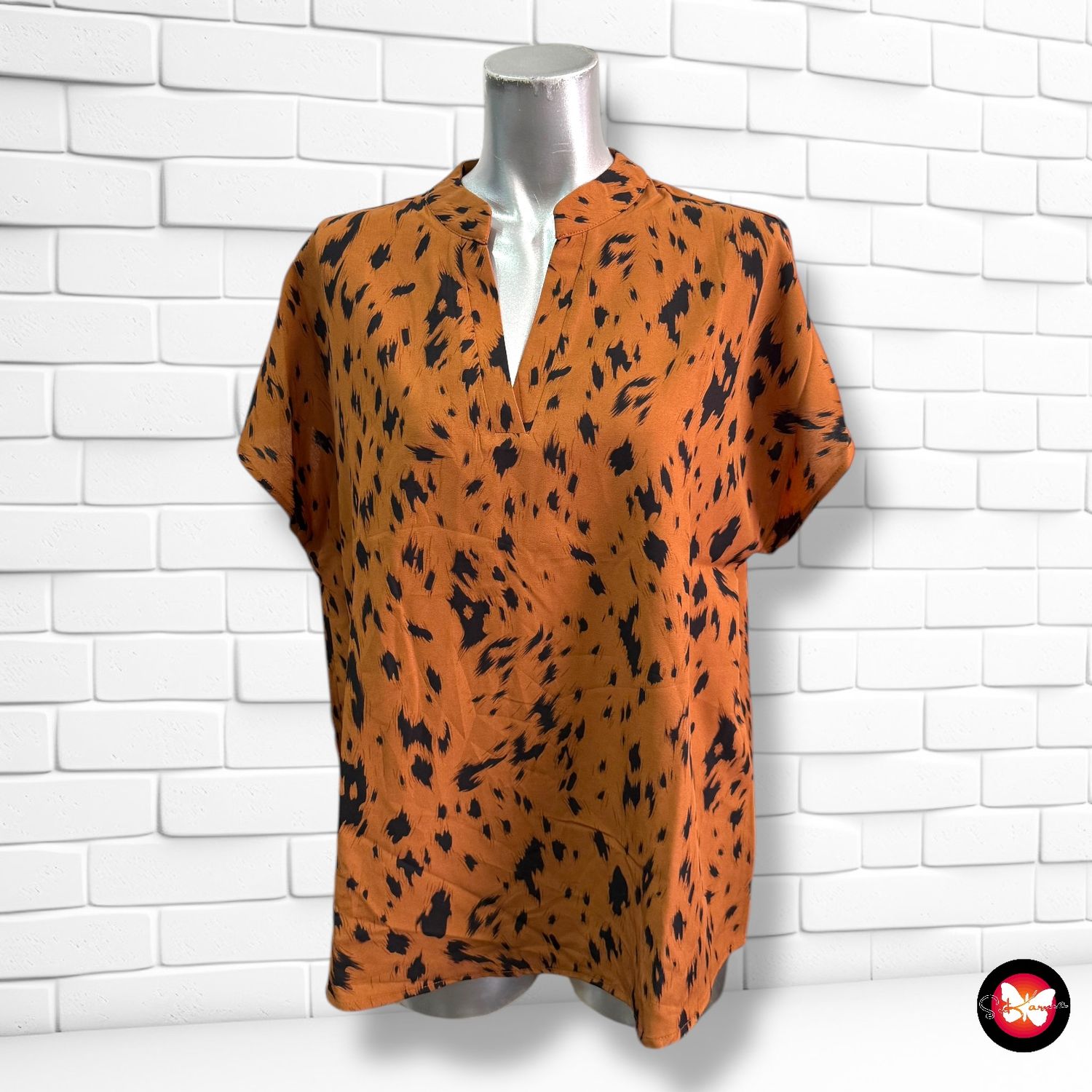 Blusa de manga corta SHEIN Talla L